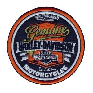 Parche bordado Harley-Davidson Genuine 9 x 9 cm. [MA-085]