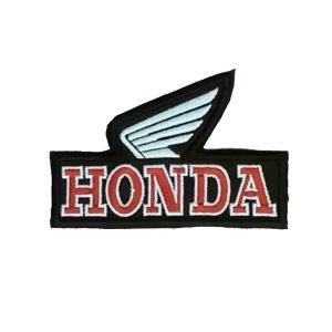 Parche bordado Honda 10 x 6,5 cm. [MA-024]