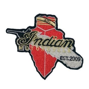 Parche bordado Indian Motorcycle 10 x 8,5 cm. [MA-089]