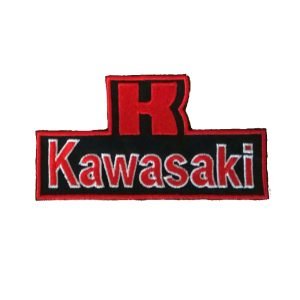 Parche bordado Kawasaki 10 x 5,5 cm. [MA-102]
