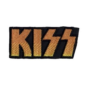 Parche bordado KISS 6,5 x 5 cm. [GP-023]