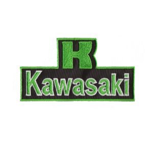 Parche bordado Kawasaki  10 x 5,5 cm. [MA-105]