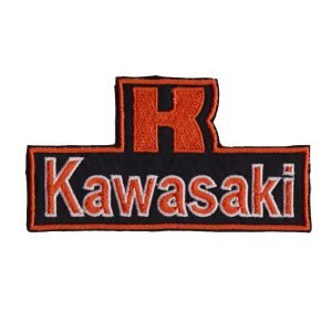 Parche bordado Kawasaki  10 x 5,5 cm. [MA-106]