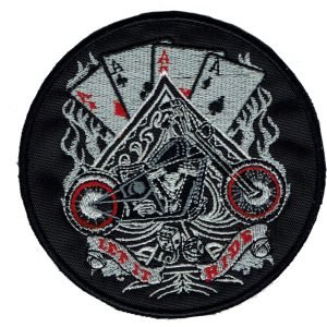 Parche bordado Let It Ride 10 x 10 cm. [CU-029]