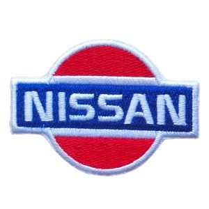 Parche bordado Nissan 8,5 x 6 cm. [MA-192]