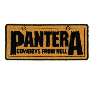 Parche bordado Pantera  10,5 x 4,5 cm. [GP-004]