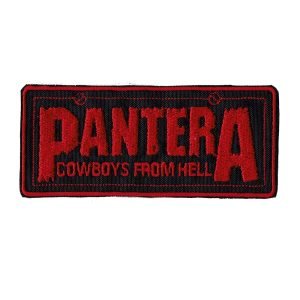 Parche bordado Pantera  10,5 x 4,5 cm. [GP-003]