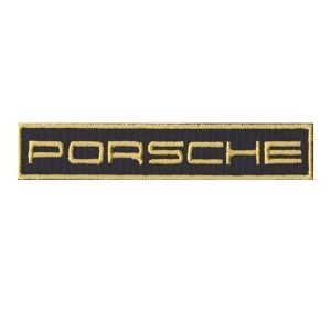 Parche bordado Porsche 10 x 2 cm. [MA-123]
