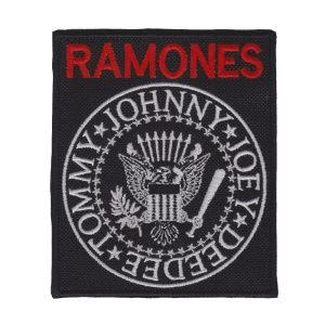 Parche bordado Ramones 9,5 x 11 cm. [GP-025]