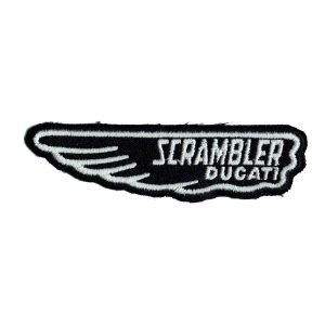 Parche bordado Scrambler Ducati 10 x 3 cm. [MA-012]