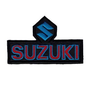 Parche bordado Suzuki 6 x 10 cm. [MA-028]