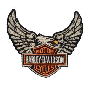 Parche bordado Harley-Davidson  10 x 9,5 cm. [MA-093]