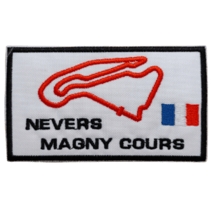 Parche bordado circuito de Nevers Magny Cours 9,5 x 5,5 cm. (F1-008)