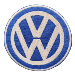 Parche bordado Volskwagen 8 x 8 cm. (MA-432)
