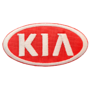 Parche bordado Kia 9,4 x 5 cm. (MA-434)
