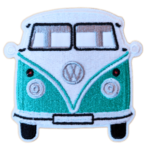 Parche bordado Volkswagen E-Bulli 8 x 7,5 cm. (MA-442)