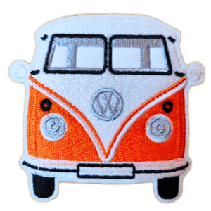 Parche bordado Volkswagen E-Bulli 8 x 7,5 cm. (MA-443)