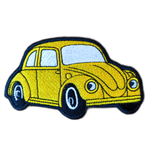Parche bordado Volkswagen Beetle 10 x 6 cm. (MA-448)