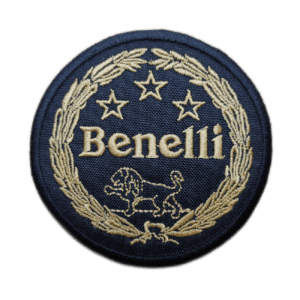 Parche bordado Benelli 8 x 7,7 cm. (MA-419)