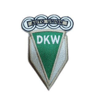Parche bordado DKW 10 x 6,8 cm. (MA-427)
