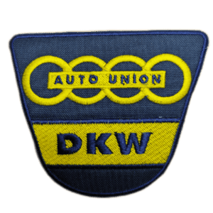 Parche bordado DKW 10 x 8 cm. (MA-428)