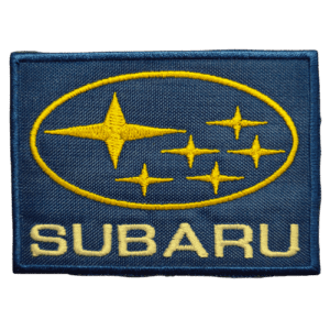 Parche bordado Subaru 8 x 6 cm. (MA-457)