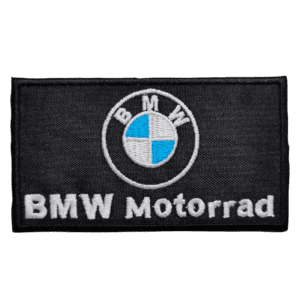 Parche bordado BMW Motorrad 9,5 x 5 cm. (MA-449)