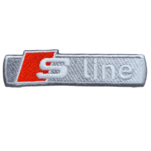 Parche bordado S Line 11 x 3 cm. (MA-453)