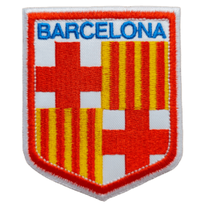Parche bordado Ayuntamiento de Barcelona 8 x 6,5 cm. (SER-021)