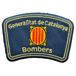 Parche bordado Bombers Generalitat de Catalunya 8 x 5,5 cm. (SER-022)