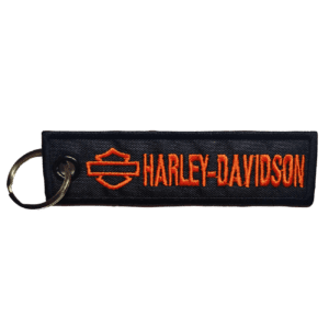 Llavero bordado HARLEY-DAVIDSON 10 x 2,5 cm. (LLA-012)