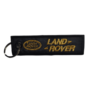 Llavero bordado LAND ROVER 10 x 2,5 cm. (LLA-017)