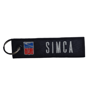 Llavero bordado SIMCA 10 x 2,5 cm. (LLA-027)