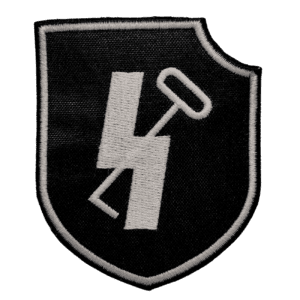 Parche bordado 12ª DIVISIÓN PANZER 8 x 6,2 cm. (MI-165)