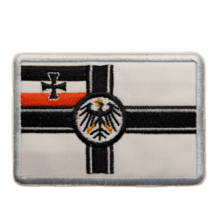 Parche bordado BANDERA NAVAL ALEMANA 8 x 5,5 cm. (MI-335)