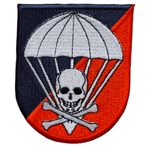 Parche bordado BRIPAC CONTRA CARRO 8 x 6,5 cm. (MI-353)