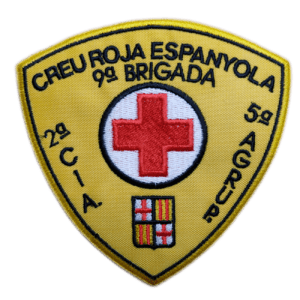 Parche bordado CREU ROJA ESPANYOLA 10 x 10 cm. (SER-004)