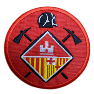Parche bordado VOLUNTARIS CASTELLAR DEL VALLÈS 9 x 9 cm. (SER-006)