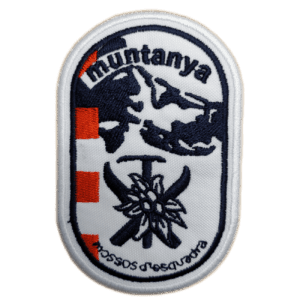 Parche bordado MOSSOS D'ESQUADRA MUNTANYA 9 x 6 cm. (SER-009)