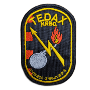 Parche bordado MOSSOS D'ESQUADRA TEDAX 9 x 6 cm. (SER-011)