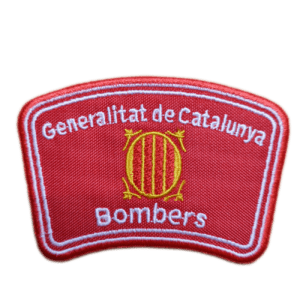 Parche bordado BOMBERS GENERALITAT DE CATALUNYA 8 x 5,5 cm. (SER-016)
