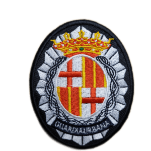 Parche bordado AJUNTAMENT DE BARCELONA 8 x 6,5 cm. (SER-017)