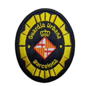Parche bordado GUARDIA URBANA BARCELONA 8 x 6,5 cm. (SER-018)